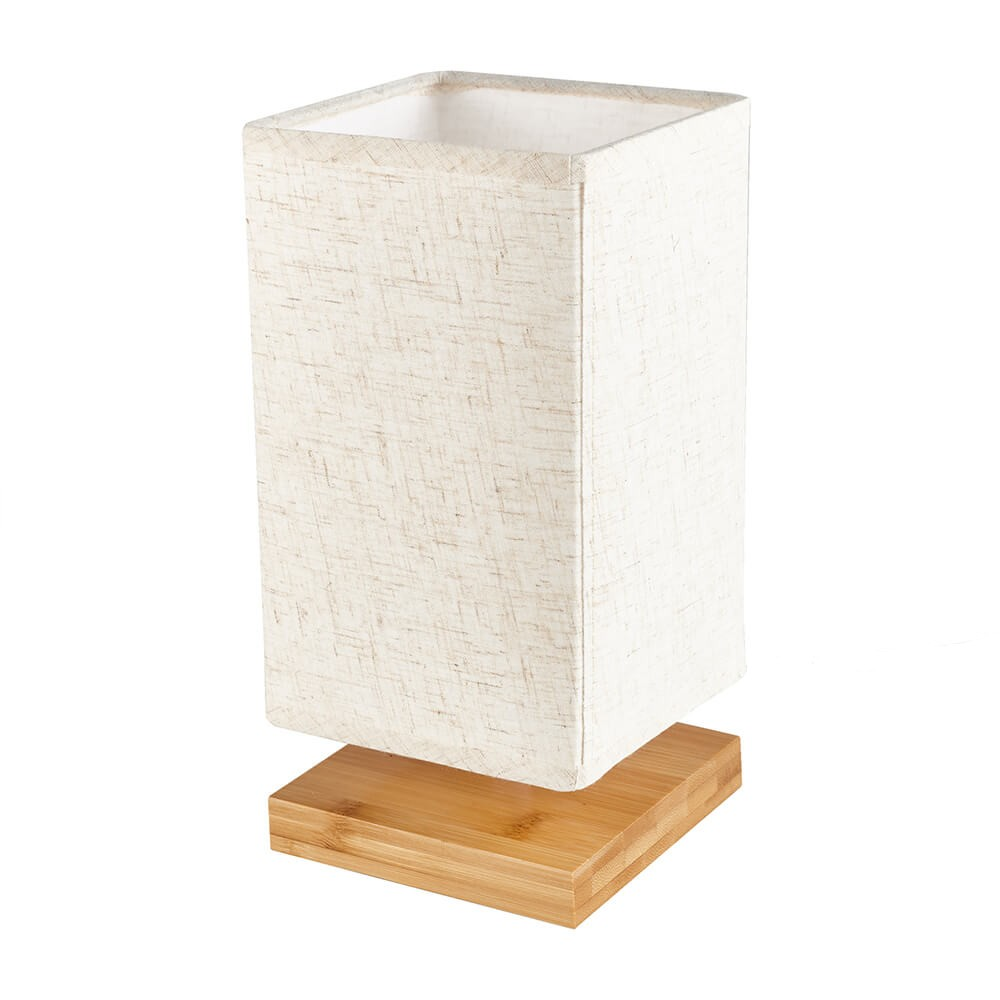 Square Bedside Table Lamp with Grey Shade - Square Bedside Table Lamp Grey Shade
